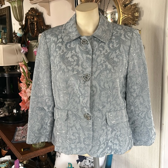 Vintage Blue Blazer Jacket - Picture 16 of 16